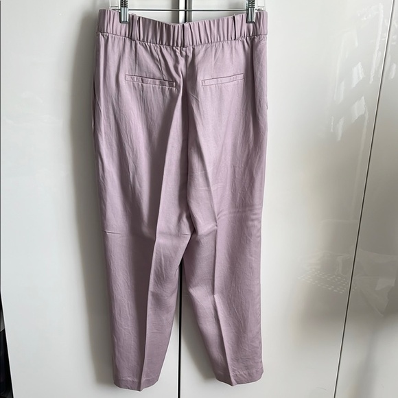 H&M Lavender Linen Blend Ankle Length Pants, Size 12 - Picture 8 of 9